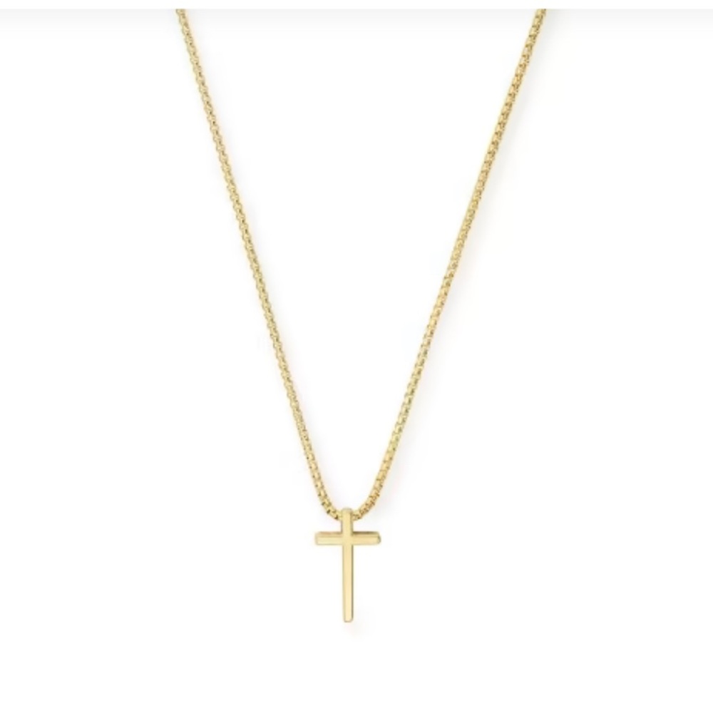NWOT Cross Necklace - Gold